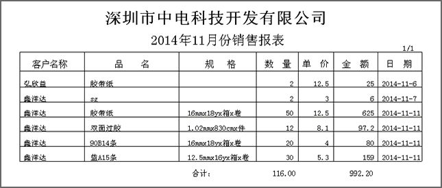 中电送货单管理查询打印系统